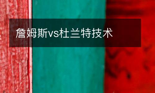 詹姆斯vs杜蘭特技術