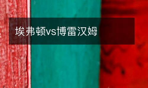 埃弗頓vs博雷漢姆